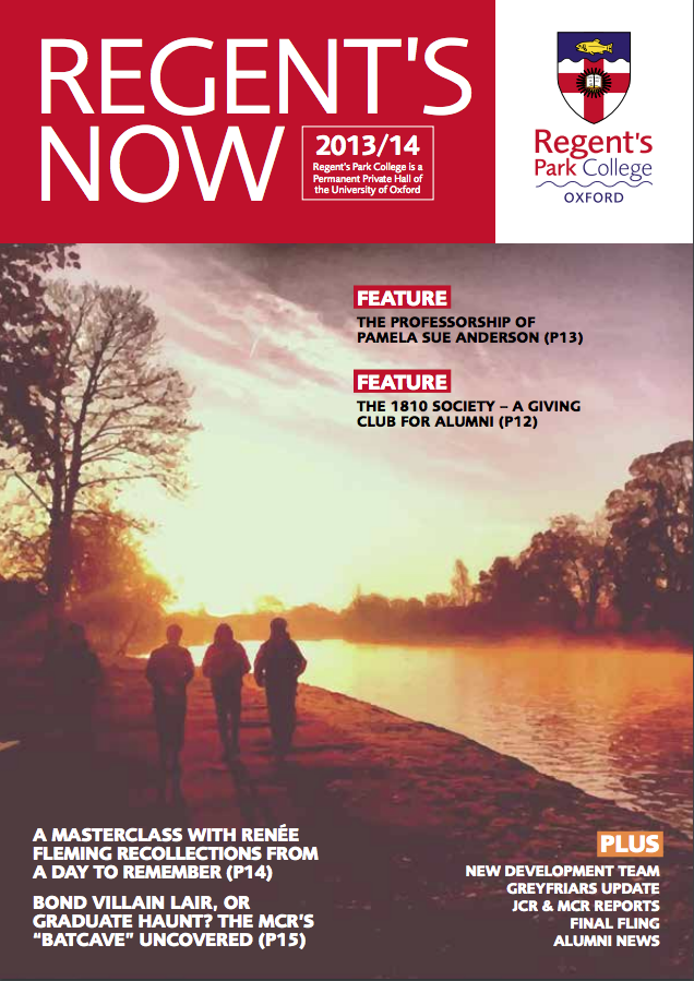 Regents Now Cover 2014
